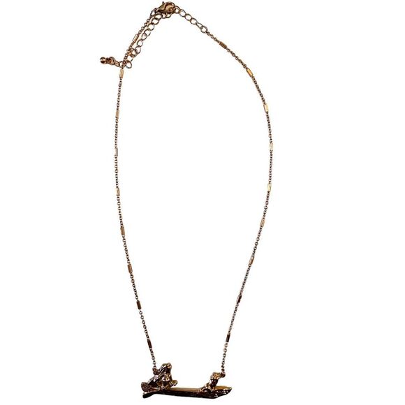 Disney Pocahontas Gold Chain Charm Necklace Vintage Retro Accessory - Picture 1 of 4